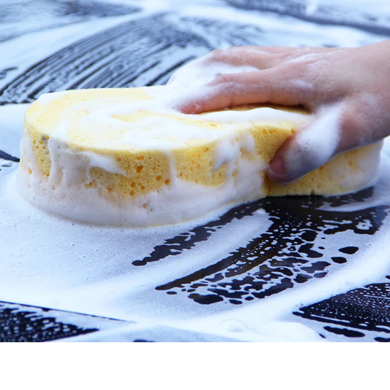 Large Car Washing Sponge Honeycomb Cleaning Sponge Soft High Density Foam Sponges for Auto Detailing Care  Motorcycle Clean Tool