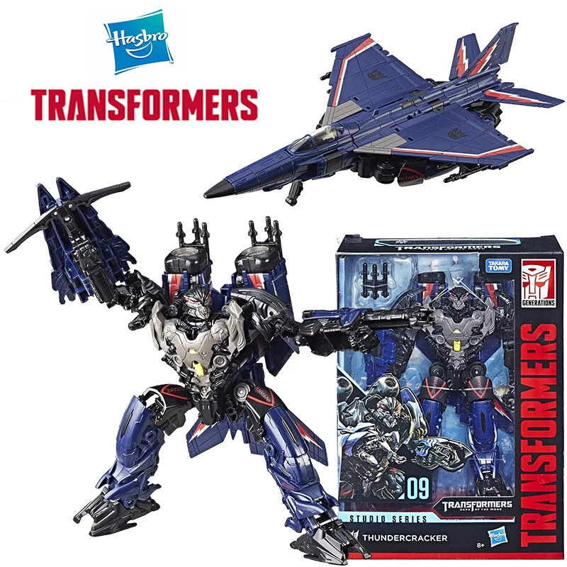 Hasbro Transformers Studio Series SS09 Thundercracker 18Cm Voyager Class Anime Original Action Figure Model Toy Gift Collection