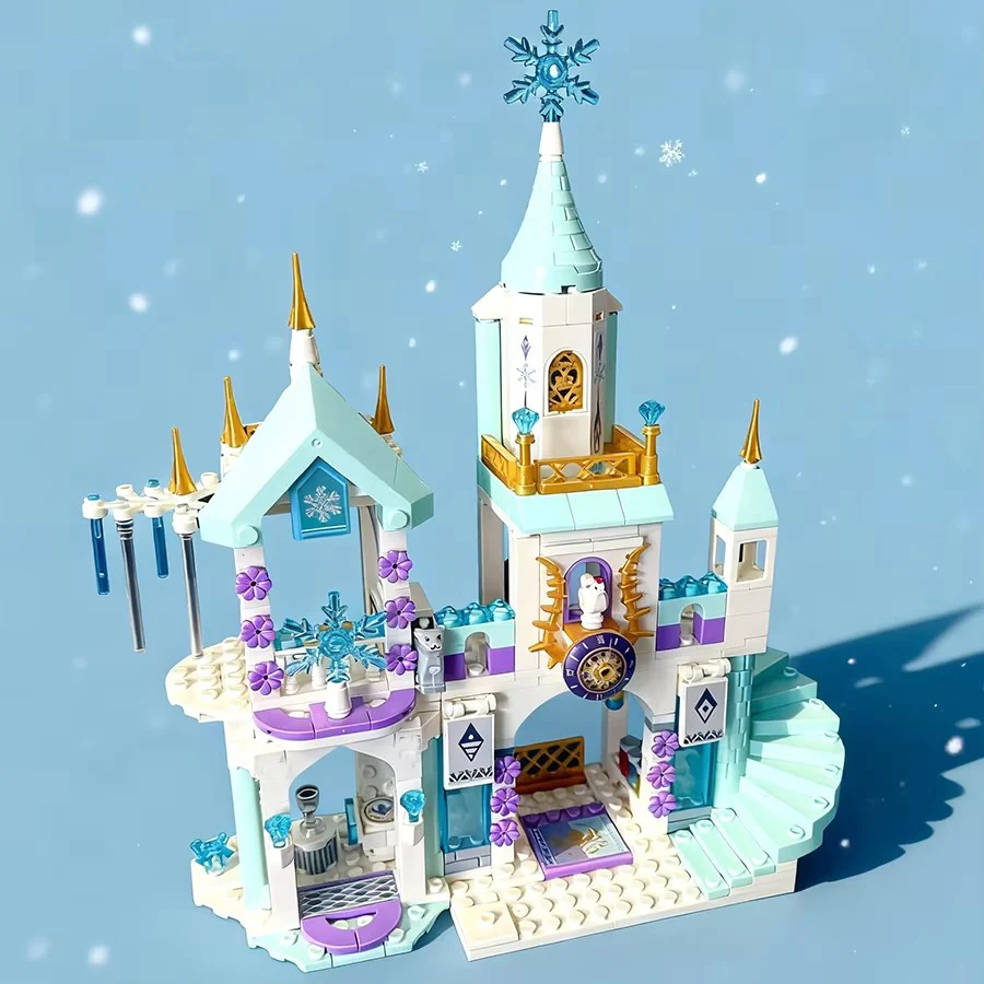 360 قطعة من سلسلة الأصدقاء، مكعبات بناء منزل قلعة الأميرة للأطفال، ألعاب تعليمية للأطفال والبنات #3