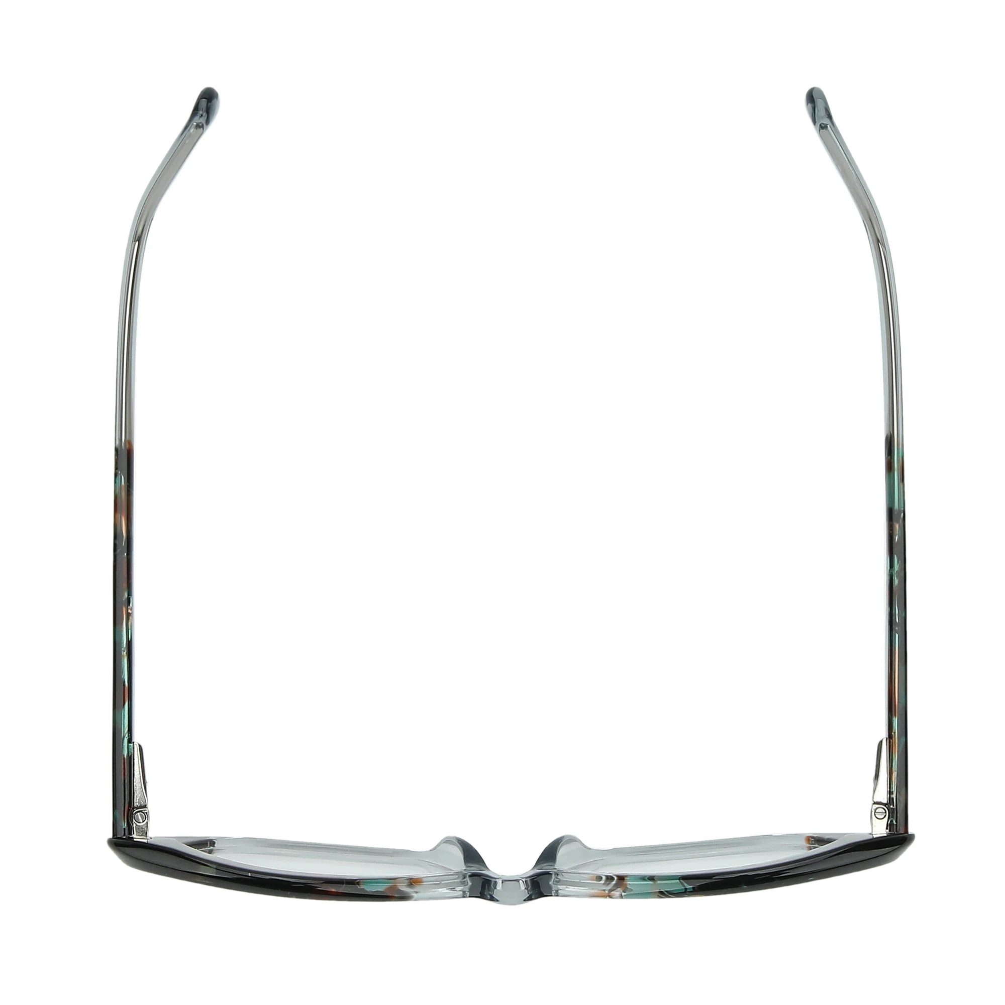 Bingkai Optik Motif Macan Tutul Antik Kacamata Mata Kucing Fashion Wanita Bingkai Asetat Desain Mewah Engsel Logam Lensa Bening