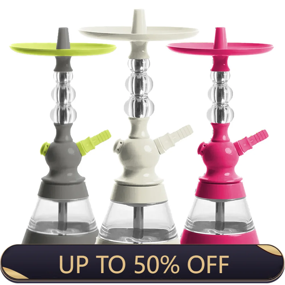 Acrylic Aluminum Alloy Hookah Set Complete Arabic Shisha kit