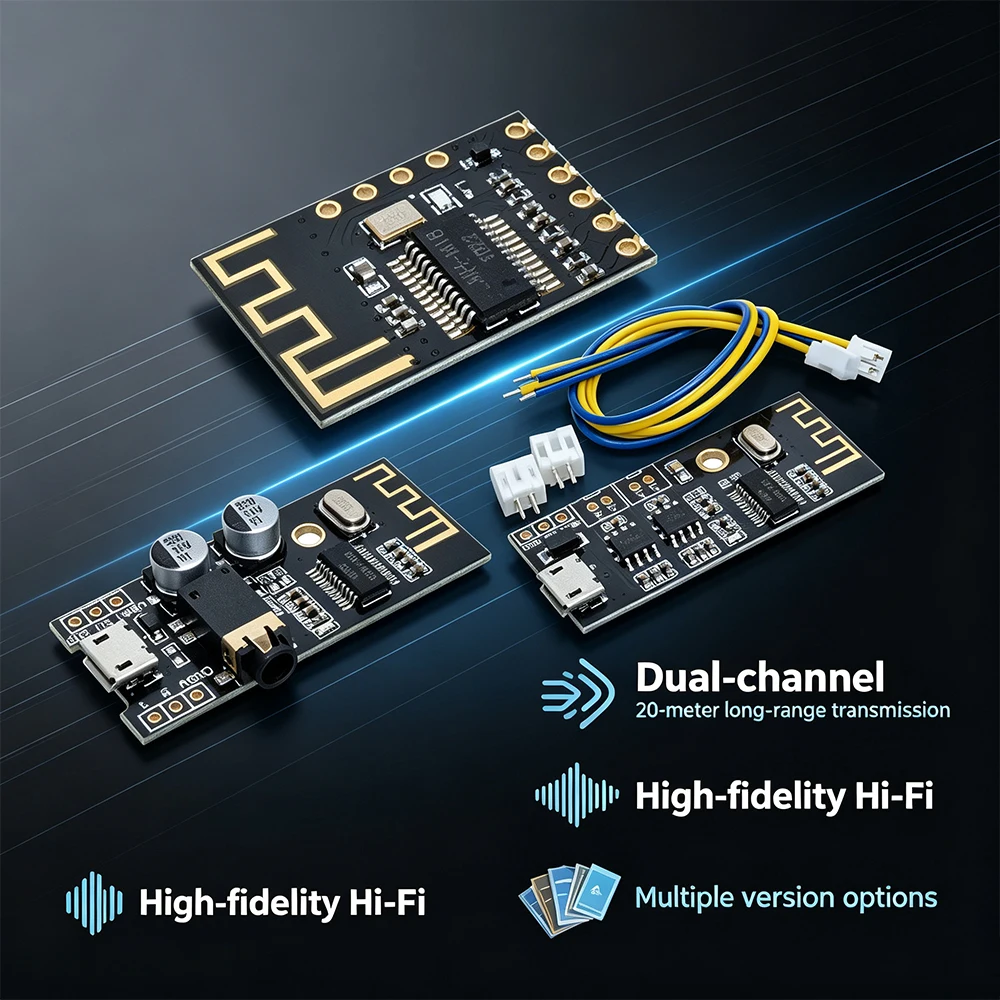 10PCS MH-MX8 MP3 Decoder Board Bluetooth 4.2 5.0 Audio Module Verlustfreie Stereo DIY Refit Lautsprecher Hohe Fidelity HIFI M38