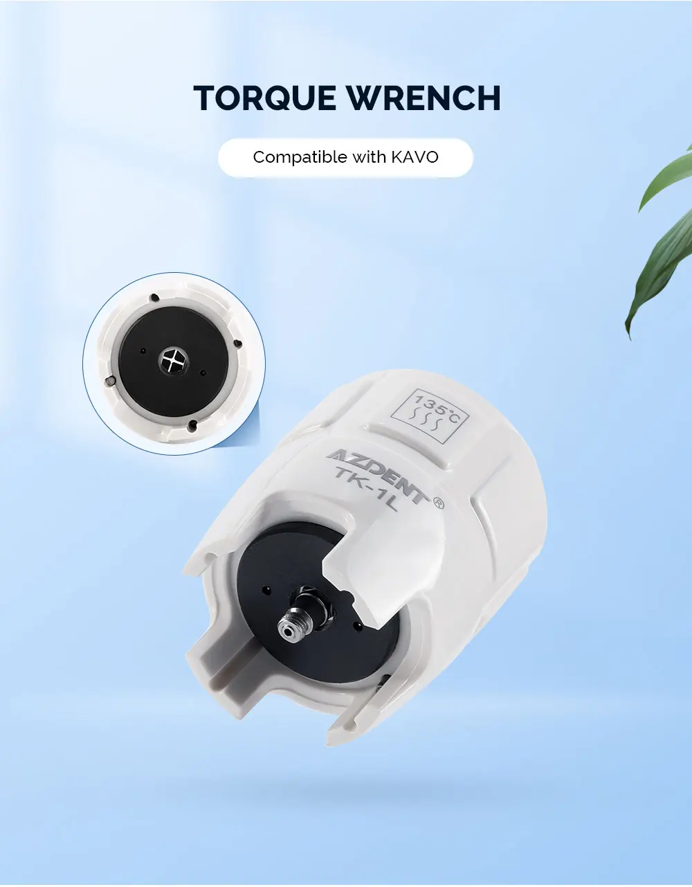 5 Stück AZDENT Dental Ultraschall-Scaler-Spitzen Drehmomentschlüssel Passend für EMS Satelec Woodpecker KAVO Scaler Handstück Zahnmedizinische Instrumente – Detail 7