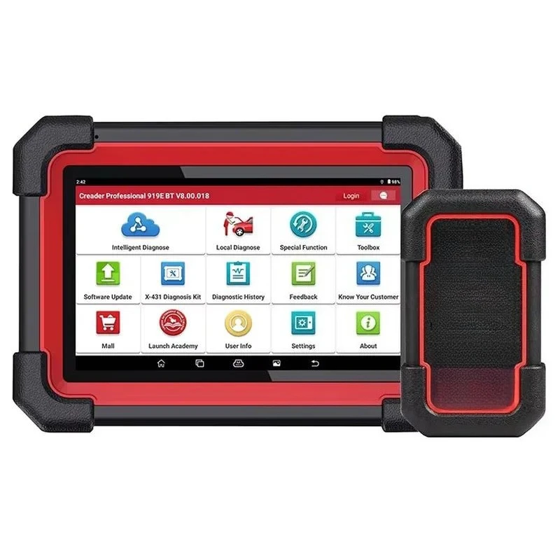 X431 CRP919E Car Diagnostic Decoder Tools CAN FD DOIP FCA All System 31+ Reset ECU Coding BI-Directional Scan Tools