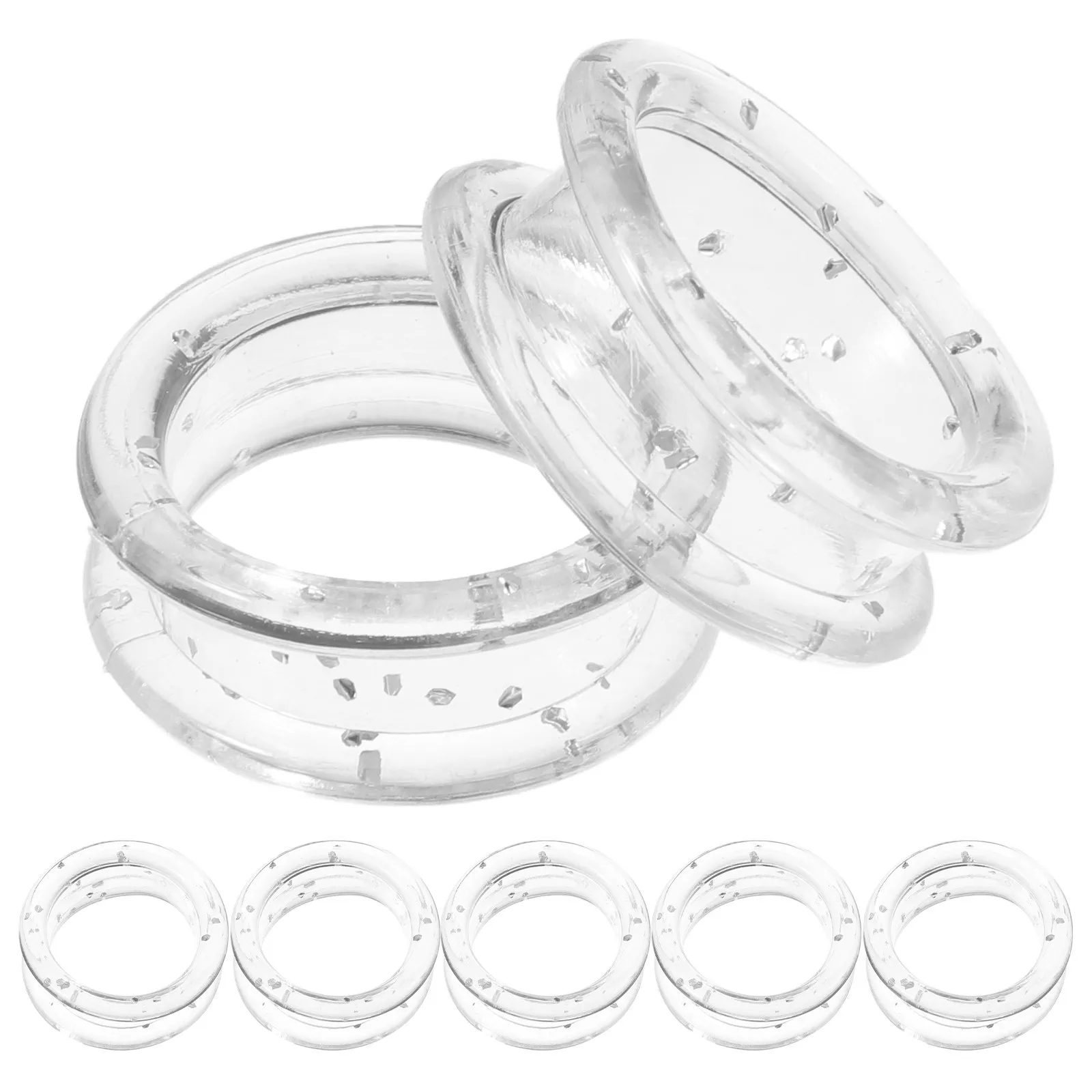 

Набор из 12 разноцветных силиконовых защитных колпачков для пальцев для груминг-ножниц, с противоскользящим покрытием, для стрижки когтей собак, ухода за лапами и ушами, легкие