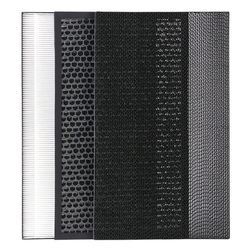 HEPA Filter and Activated Carbon Filter Set for Sharp KC-CG60-S KC-CG60-T KC-CG605-T Air Purifier