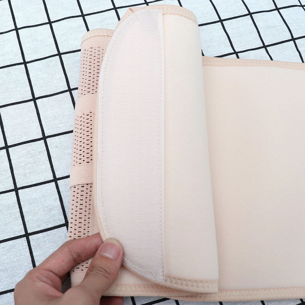 حزام تشذيب الخصر مقاس M، حزام بطن بعد الولادة قابل للتنفس، حزام البطن بعد الولادة لدعم الخصر للنساء