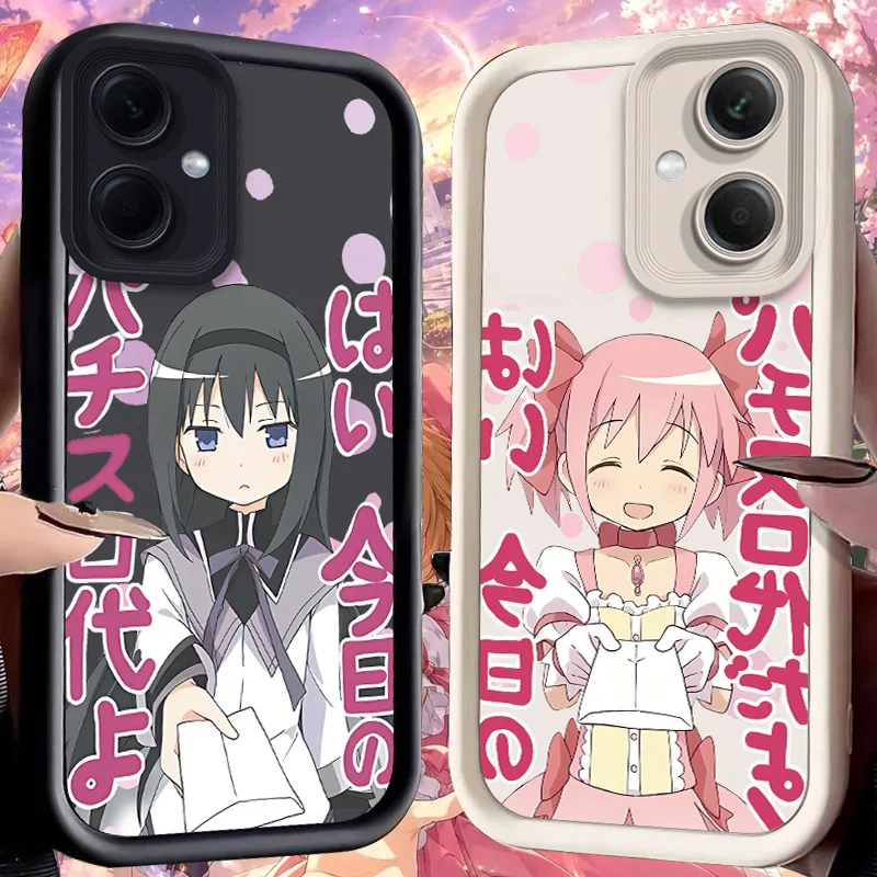 Anime Magical Girl Kaname Madoka Hülle für Xiaomi Redmi Note 15 14 14S 13 5G 12S 11 10 Pro Plus 15C 14C 13C 12C 12 4G A1 A2 Cover