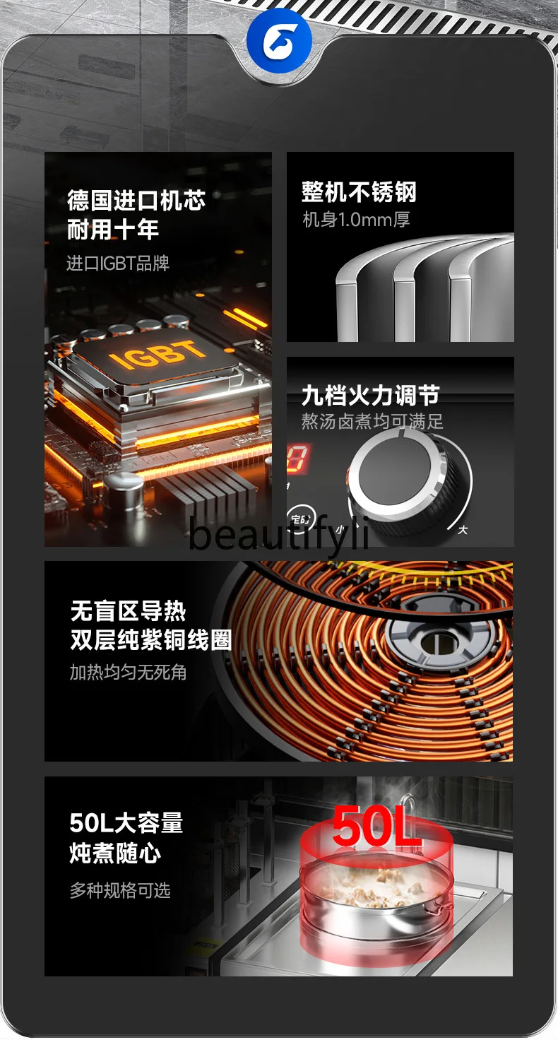 Fornello per noodle con sollevamento commerciale completamente automatico Attrezzatura completa multifunzionale per negozio di noodle elettrici e a gas