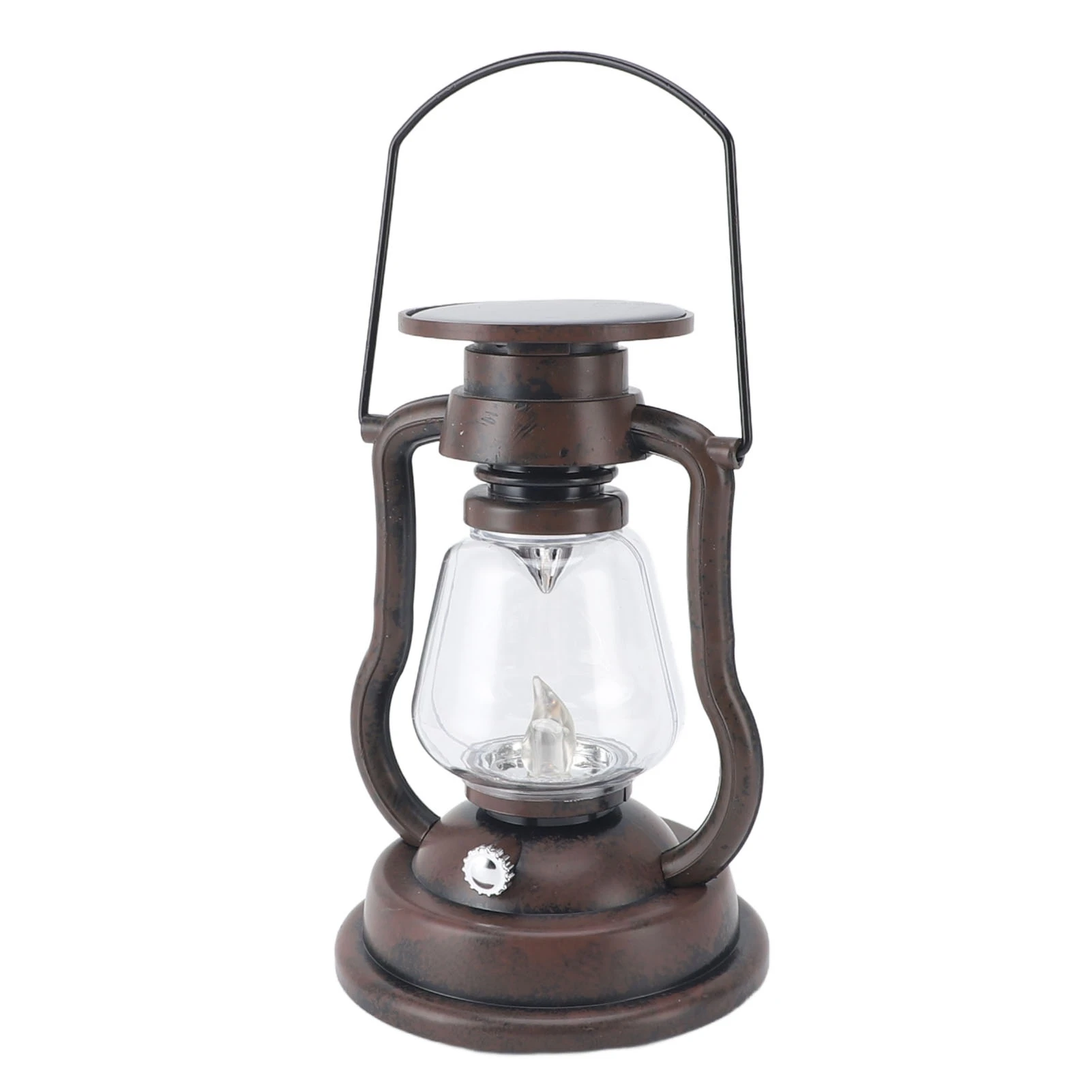 LED Vintage Lantern Antique Solar Battery Powered Decorations Lantern for Study Room Kitchen Winery Restaurant Bar
