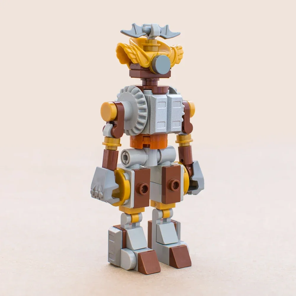 Moc Retro Mech Krijger Mechanica Stoomt Robot Model Bouwstenen Creativiteit Bakstenen Speelgoed Voor Kinderen Jongen Verjaardagscadeau