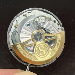 Modified NH35A Watch Mechanical Movement Gold Silver Black Rotors Replacement for Wristwatch Datewheel Steel Mechanism