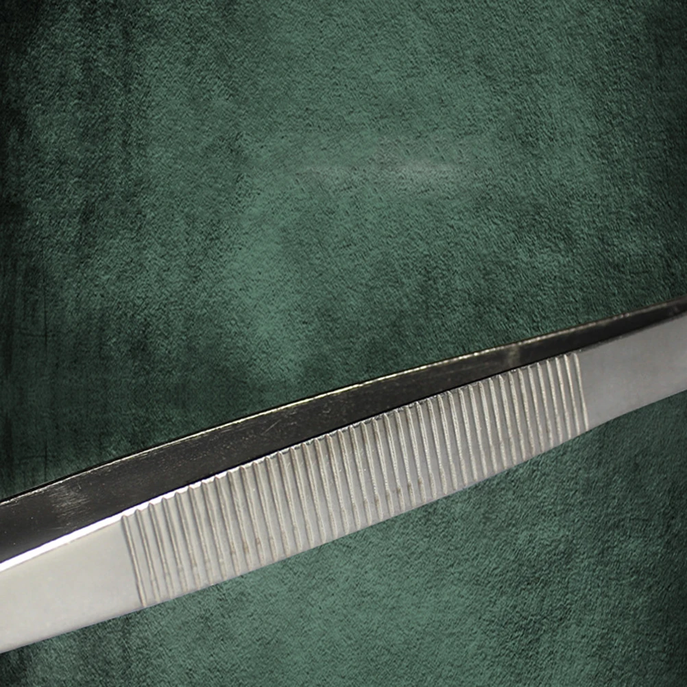 

2Pcs Pet Feeding Tweezers Stainless Steel Straight Curved Angled Tweezers for Reptile Insect Amphibian Care Durable