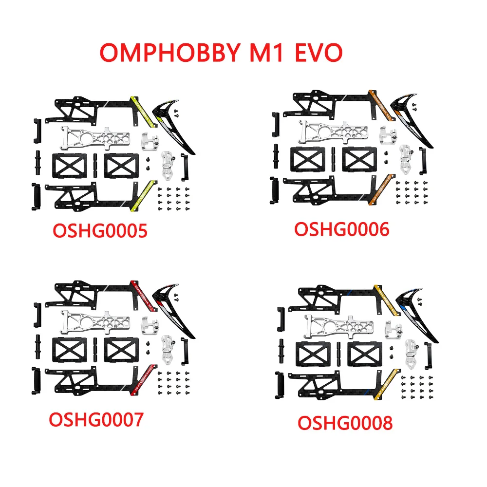 OMPHOBBY M1 EVO RC Helicopter Spare Parts Accessories Pack Upgrade Kit OSHG0005 / OSHG0006 / OSHG0007 / OSHG0008