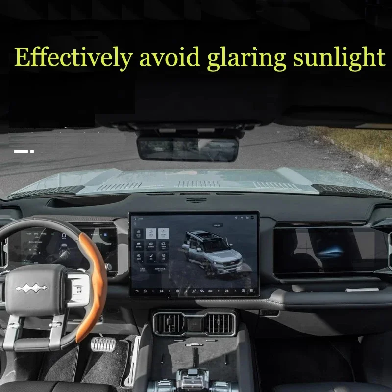 Car Styling Dash Mat Dashmat Dashboard Cover Sun Shade Dash Board Cover Carpet For BYD Equation Leopard 8 2025 2024