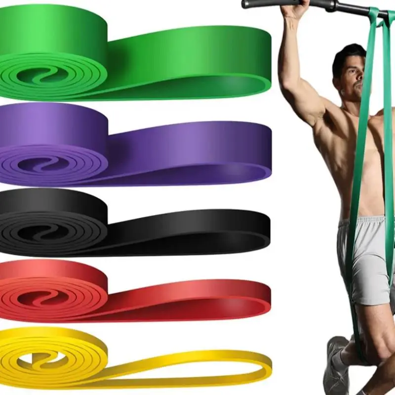 1PC 5~85lbs Heavy-Duty Resistance Band Agility Training Workout Gym Equipment Yoga Pilates Accessories Rubber Band Home Gym