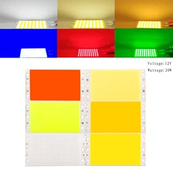 DC 12V 20W 94*50mm COB LED Panel Źródło światła Chip On Board Matrix LED Bulb LED strip Matrix Lamp for DIY Emitting Diode