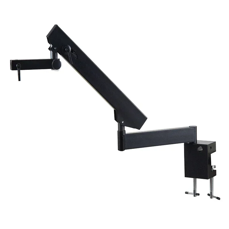 Extension Type Adjustable Direction Articulating Clamp Holder Bracket Arm 76mm Focusing Ring Stereo Trinocular Microscopio Stand