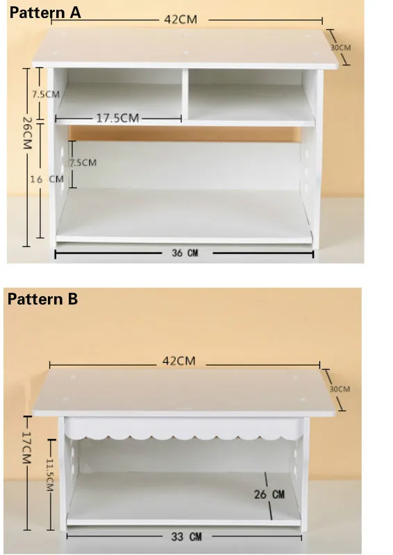 Double Layer Shelf for Office Documents, DIY Printer, Exhibition, Ticket, Desktop Storage