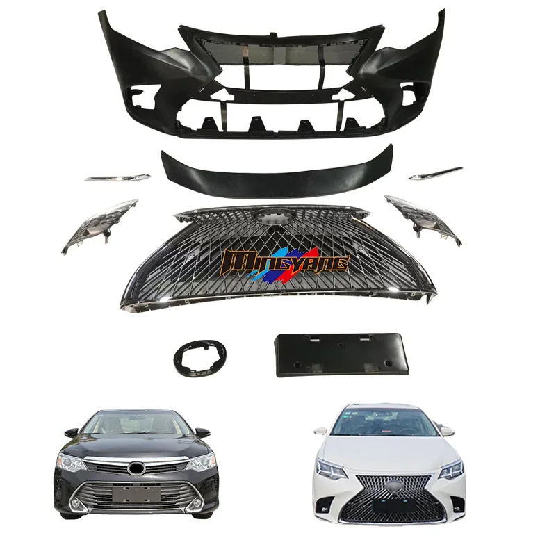 

ZAIQU Jiuzhou Auto High Quality Plastic LS Design Facelifts Car Bumper Body Kit 2015-2017 for camry VX60 Bodykit