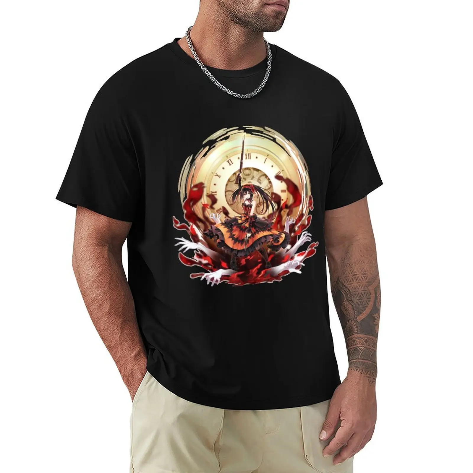 Tokisaki Kurumi - Date a Live T-Shirt Work Wear Breathable Tee
