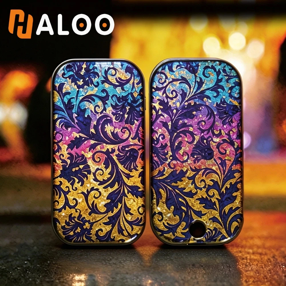 HALOOPLAYER EDC Dingding Titanium Fidget Slider Stress Relief Toy Fidget Toys For Adults Push Slider Anxiety Relief Gadgets