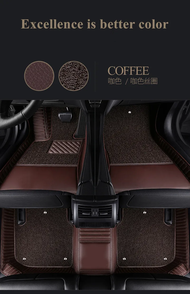 High quality rugs! Custom special car floor mats for Lexus LX 500d 2022 5 seats waterproof double layers carpets for LX500d 2023