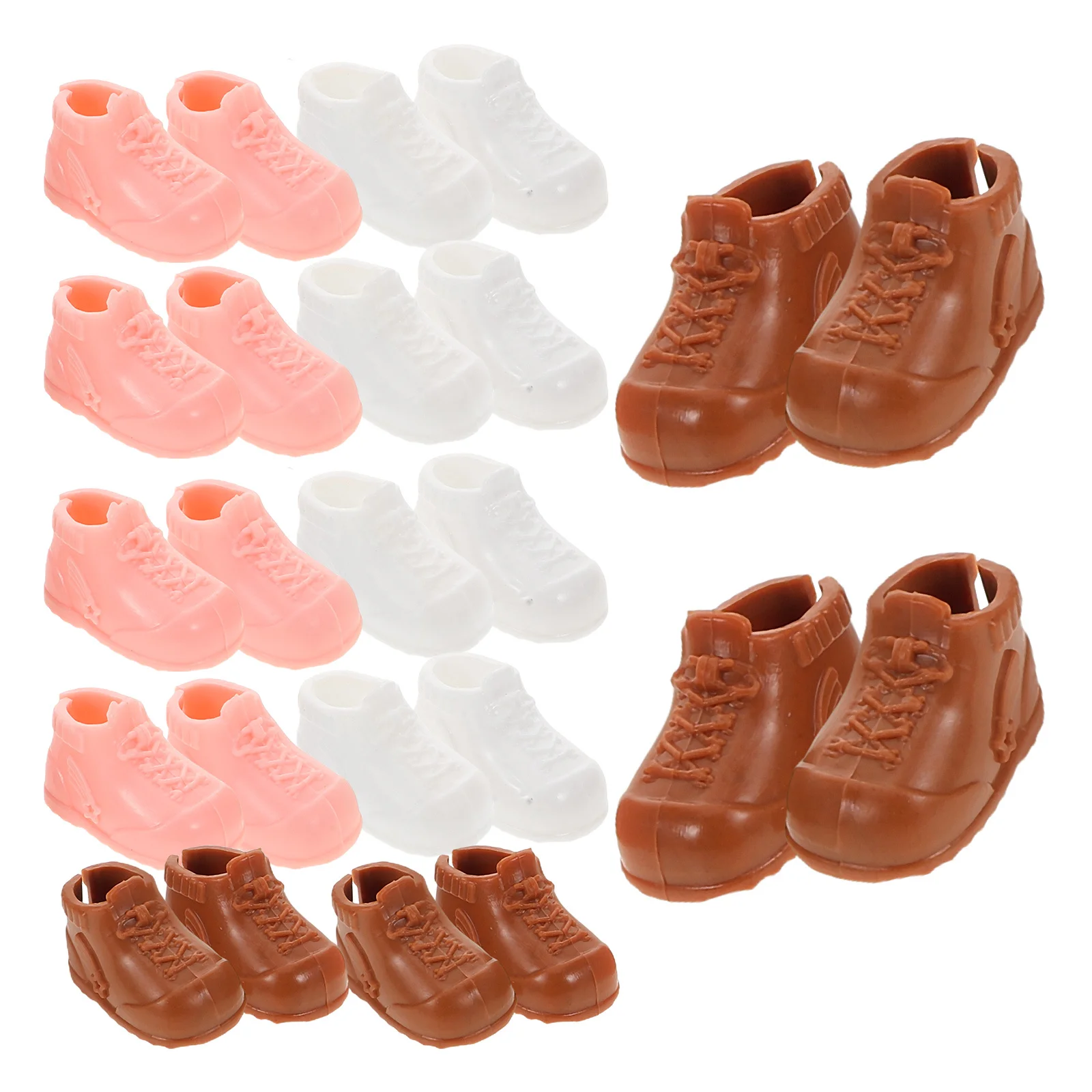 12 ペアミニチュアシミュレーションハイトップスニーカーブーツ靴 17 センチメートル Bjd Ob11 Ymy 112 スケールドールハウスアクセサリープレイセット