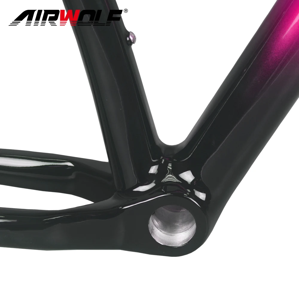 Airwolf 29er MTB Carbon Frame T1100 Carbon Hardtail BSA Mountain Bike Frame 148x12mm Boost Carbon MTB Frame 29 Bicycle Frame