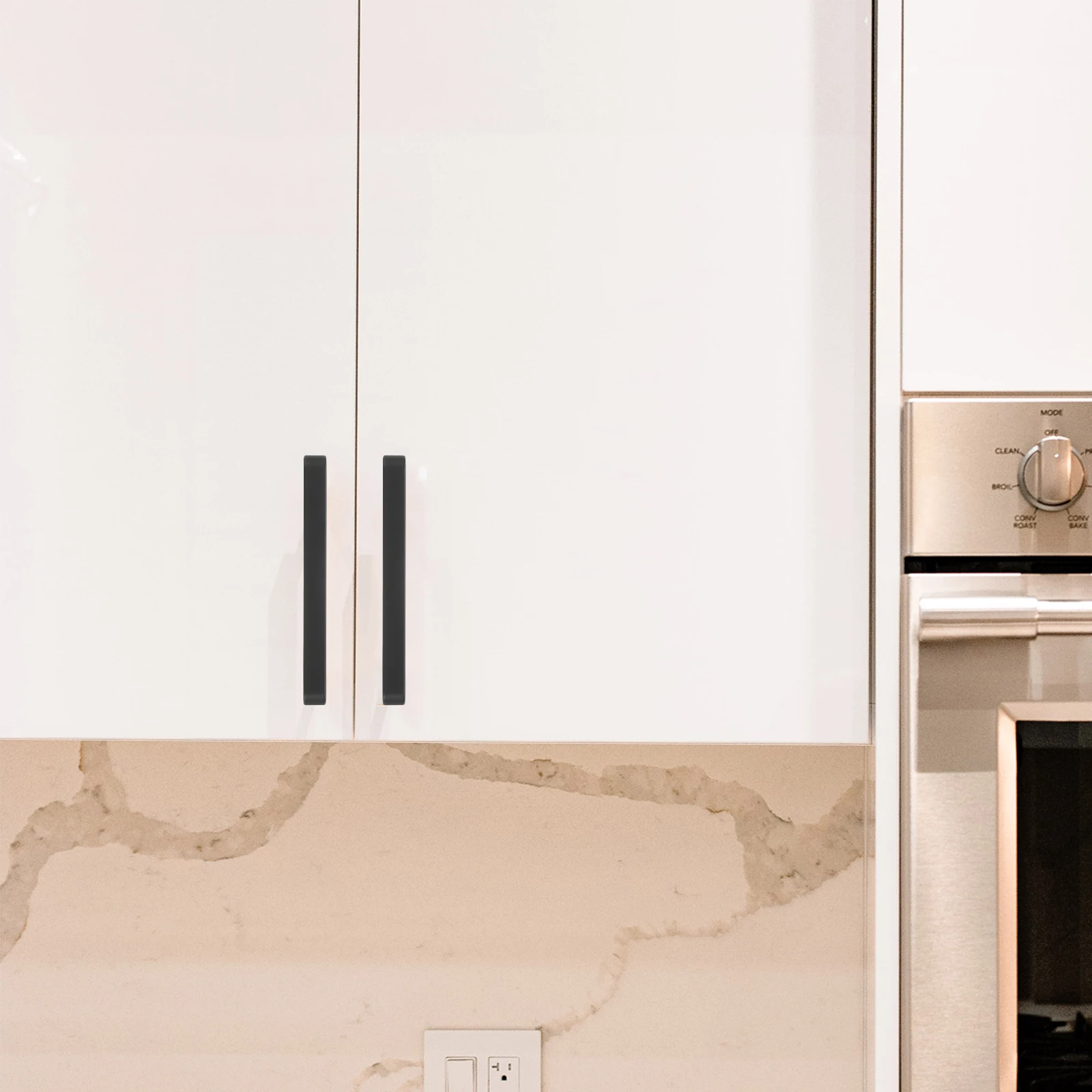 

Vintage Metal Cabinet Door Handle Smooth Rounded Furniture Pulls for Drawer Cupboard Wardrobe Retro Door Grip Cabinet Grip