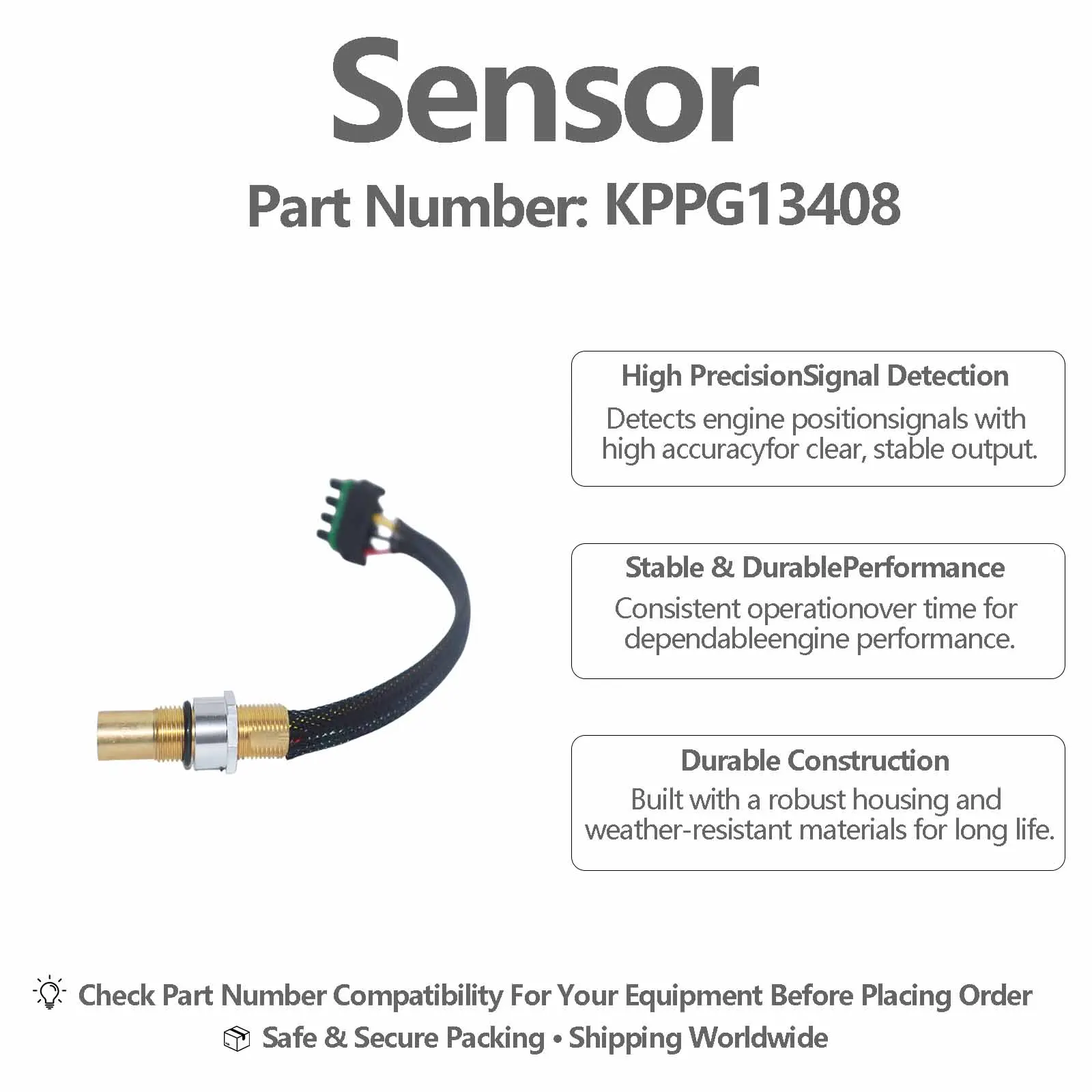 KPPG13408 speed sensor for Danfoss Weatherpack Connector