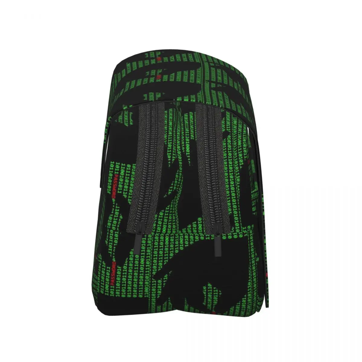 Hacker Code Binary Code Geek Science Computer Pencil Cases Pen Holder Hard Shell Leather Large Storage Pen Box Pencil Bag