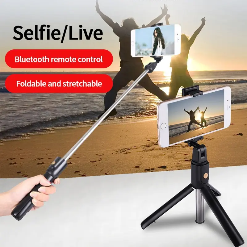 Selfie StickDegree Photo Holder Lengthened Tripod Live Broadcast Support All Mobile Phones Bluetooth Remote Control TikTok Shoo