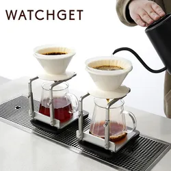 Adjustable Ladder Drip Coffee Stand Pour Over Espresso Dripper Stand Non-Slip Base Holder Coffee Maker Coffee Accessories