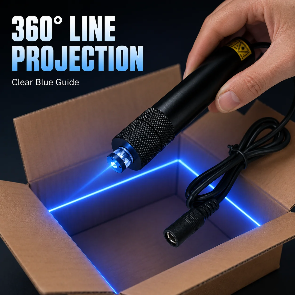 ZhonNa 450nm 80mW Bleu 360 °   - Industrial Laser Alignment Equipment avis et prix