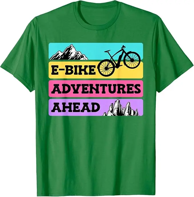 EBike-Fahrer: E-Bike-Abenteuer liegen vor Ihnen – Lustiges E-Bike-T-Shirt, Y2K Mountainbike-Fahrliebhaber-Grafik, Outdoor-Kleidung mit Spruch-T-Shirt – Detail 19