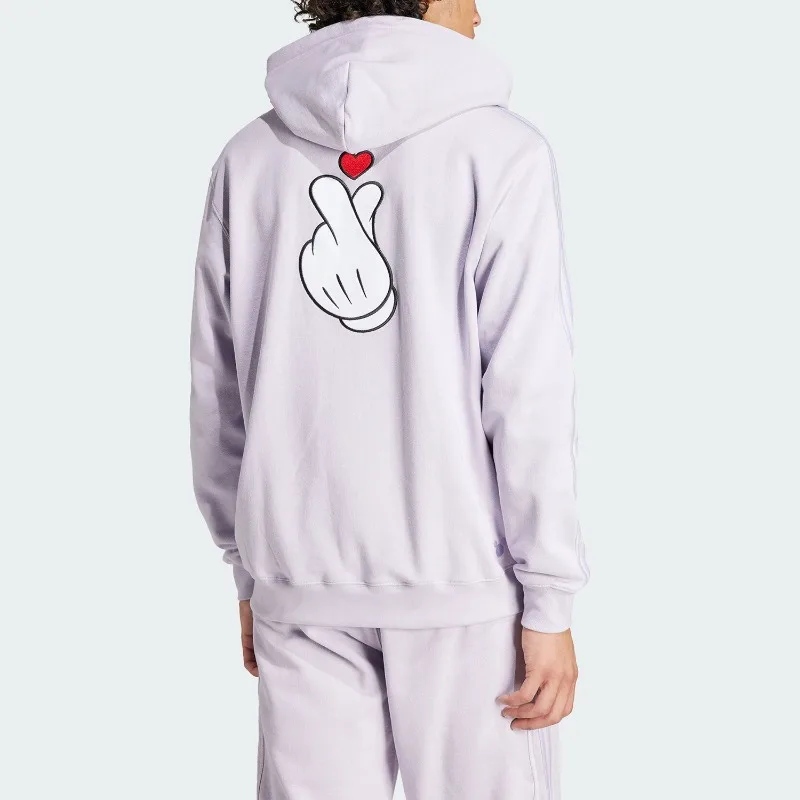 Adidas Mickey Joint Men's Sports Hooded Loose Sweater IY2273