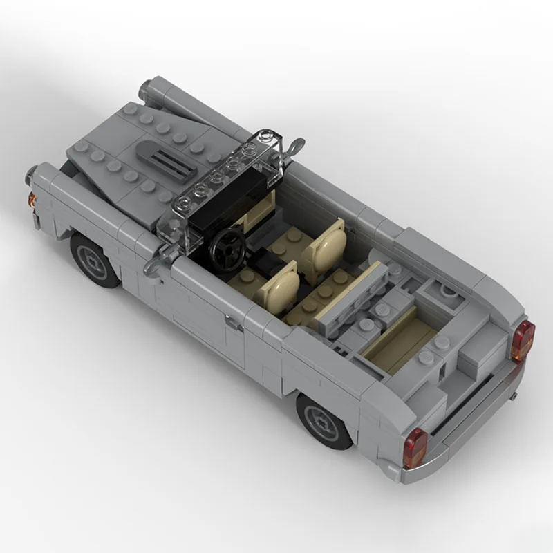 412 STKS MOC-242736 Peugeot 403 Convertible Sportwagen Stad Voertuig Technisch Model Bouwstenen Bricks Speelgoed Kinderen Verjaardagscadeau