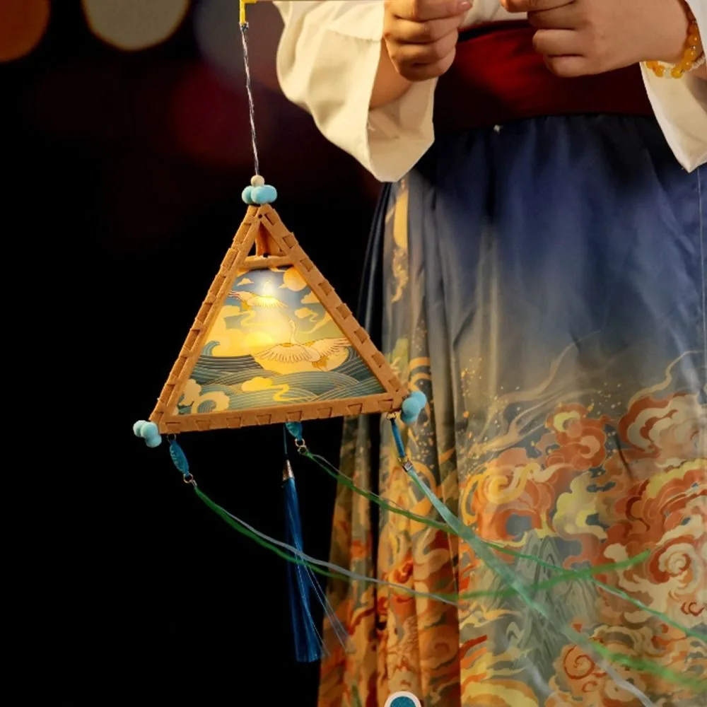 

Luminous Mid-Autumn Festival Llantern Glowing Handmade Handmade Chinese Lantern Dunhuang DIY Material Bag