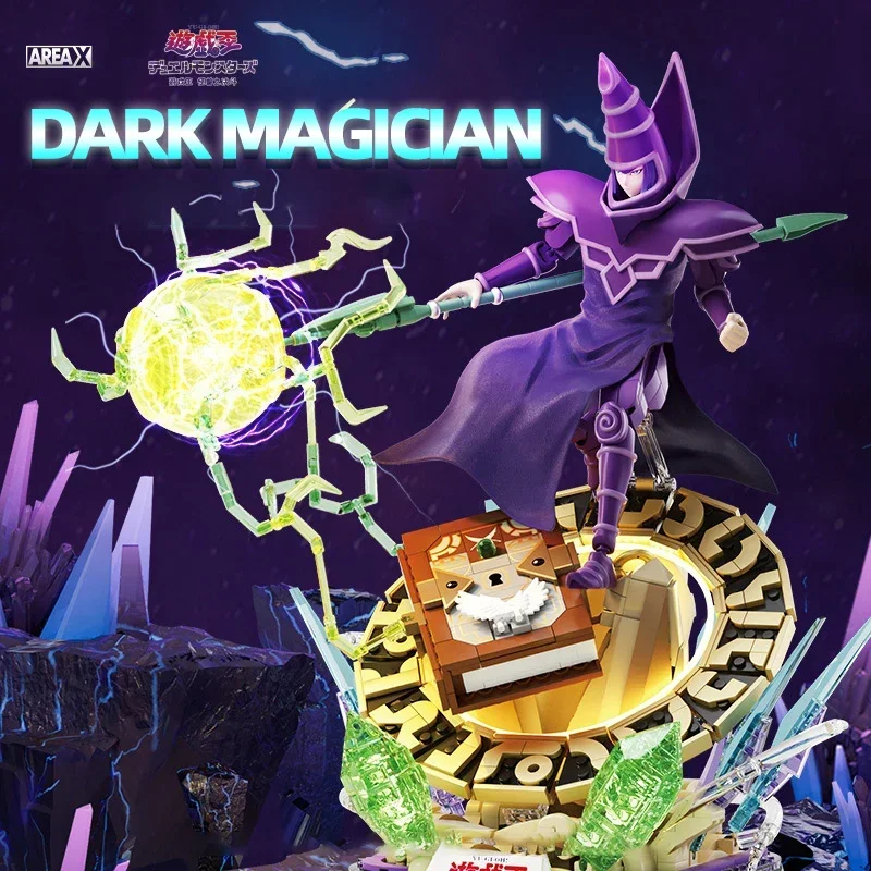 Yu-Gi-Oh Dark Magician Model importer décennie ks, Jeu de cartes classique, Figurines de bricolage, Jouets d'assemblage pour enfants, Cadeaux, Déco de bureau, Ensemble d'affichage