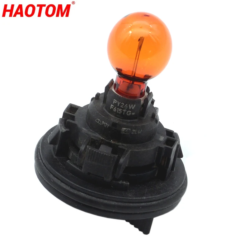 Car Turn Signal Bulb 12V 24W L323GD PY24W For BMW X5 X6 5 Series F18 Halogen Lamp Yellow Steering Lamp Bulb 1300610092