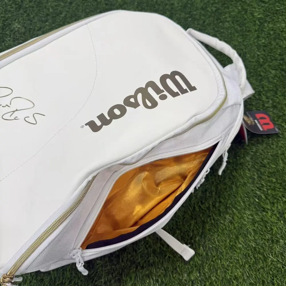Wilson New Multi-function Tennis Backpack Tennis Bag 2-3 Rackets Bag Badminton Package Tennis Racquet Backpack Platinum Style