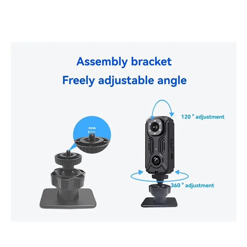 ABDE-MD37 واي فاي كاميرا صغيرة IR-CUT للرؤية الليلية مصغرة كاميرا الجيب الشرطة الجسم كام PIR كاميرات الدراجة كاميرا ويب رياضية #5