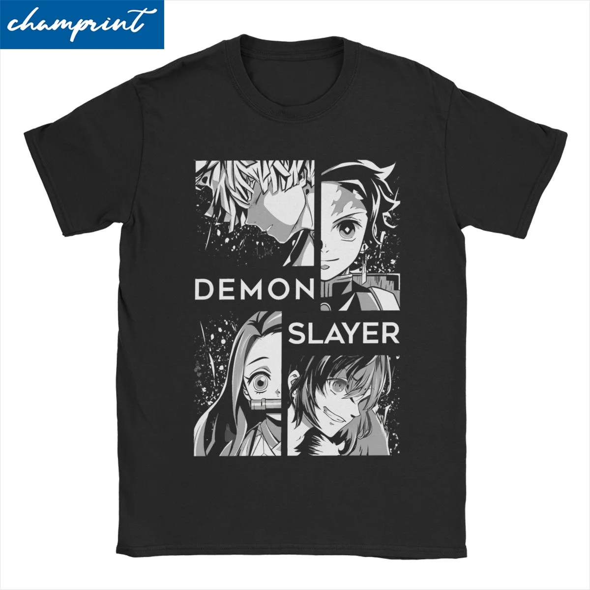 

Anime Demon Slayers Men Women T Shirt Japanese Nezuko Vintage Tees Short Sleeve O Neck T-Shirt Cotton Graphic Clothing