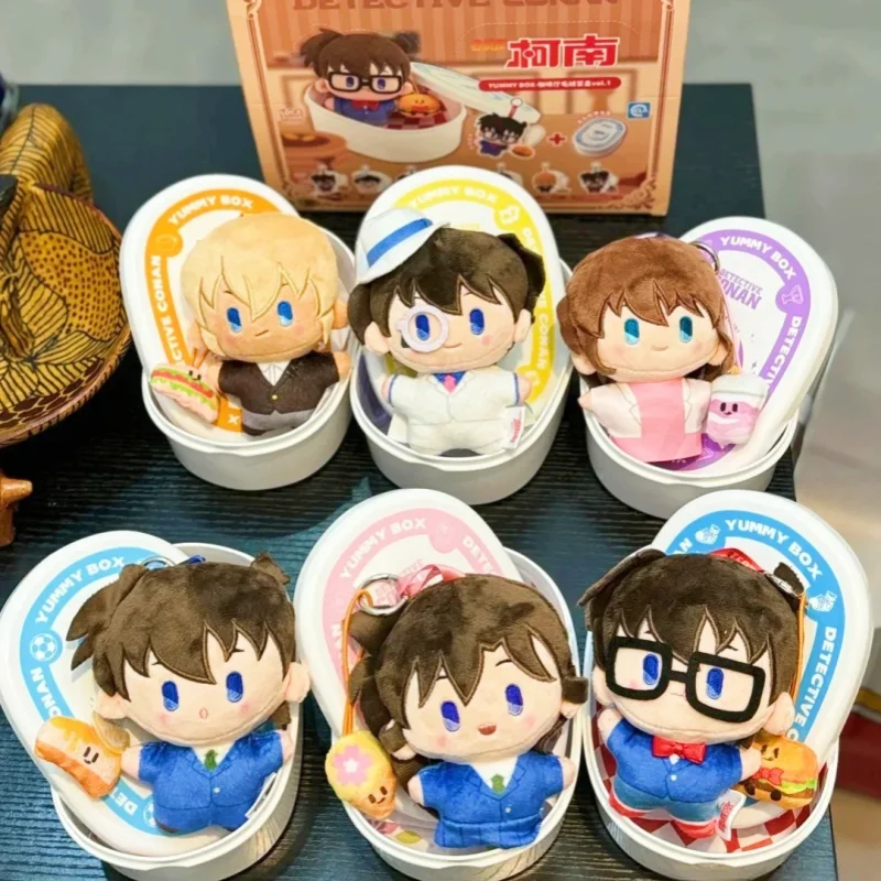 

Detective Conan Cafe Plush Toys Bento Pendant Anime Figure Collectible Model Doll Kawaii Children Birthday Gift Trendy Blind Box