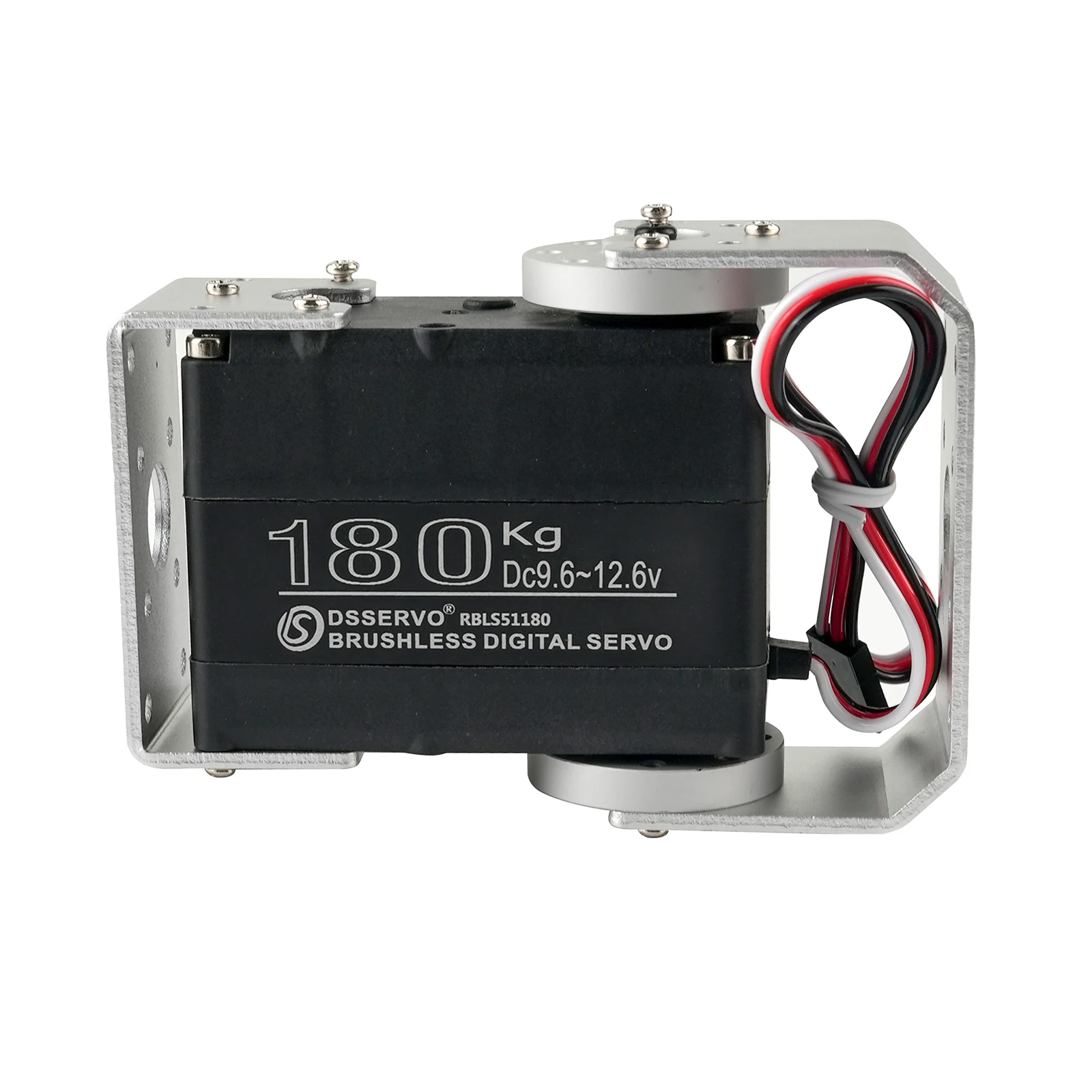 Dsservo 180kg totalmente metálico RBLS51180 alto par doble eje HV 12V robótico sin escobillas Servo Digital IP67 impermeable para coches Robot RC