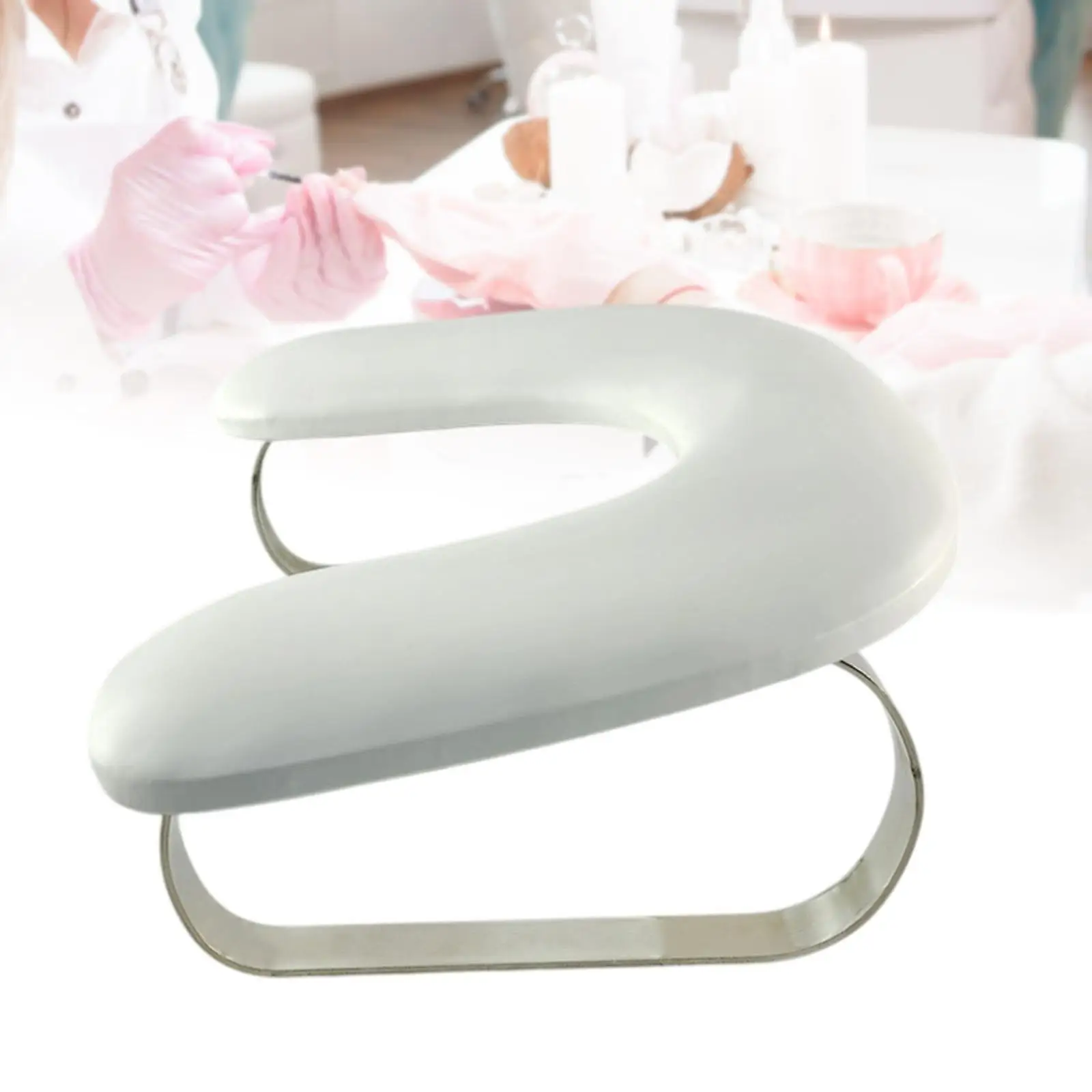 

Nail Pillow Space Saving Manicure Pillow for Salons Home DIY Nails Tech