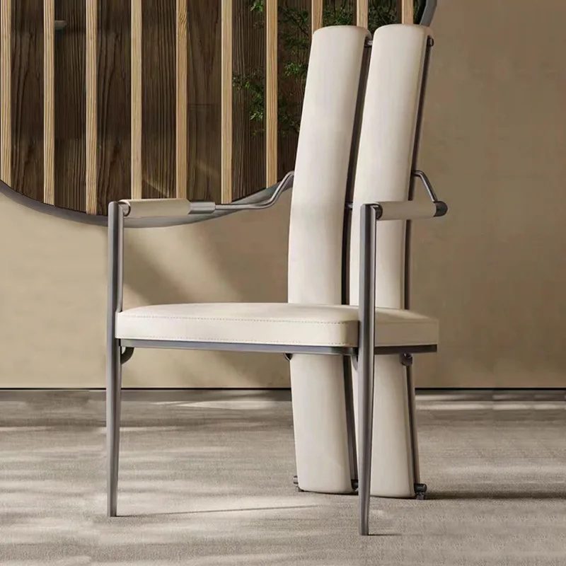 

Light luxury tea chair master chair modern home office tea chair studybackrest armchair dining