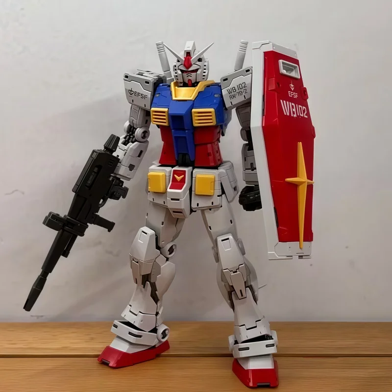 

NEW FAT CAT Model RG 1/100 Model Rx-78-2 Ver 2.0 Assembly Model Kit RGU Movable Joints Collectible Robot Kits Models Kids Gift