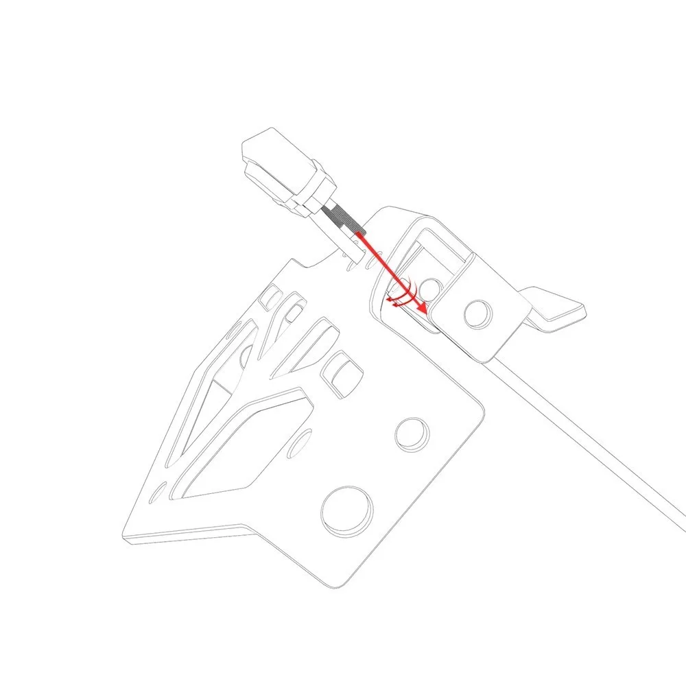 For HONDA CRF 300L CRF300 Rally 2021 2022 2023 2024 2025 Motorcycle Accessories Rear License Plate Holder Number Plate Bracket